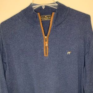 Southern Point Co. Quarter Zip Sweater Navy Blue Men’s 2XL “The Hayward Zip”